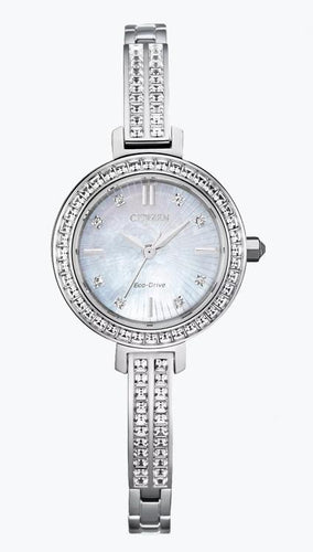 Citizen Eco Drive Silhouette Crystal EM0860-51D - Fifth Avenue Jewellers