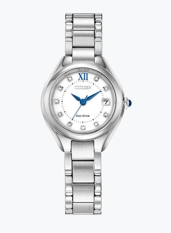 Citizen Eco Drive Silhouette Crystal EW2540-83A - Fifth Avenue Jewellers