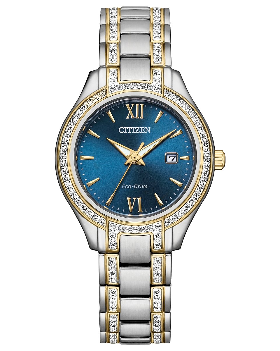 Citizen Eco Drive Silhouette Crystal Watch FE1234-50L - Fifth Avenue Jewellers
