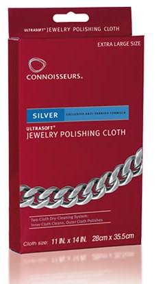 Connoisseurs Silver Jewellery Polishing Cloth - Fifth Avenue Jewellers