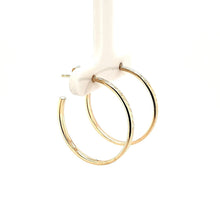 Load image into Gallery viewer, Criss Cross Yellow Gold Hoops - Fifth Avenue Jewellers
