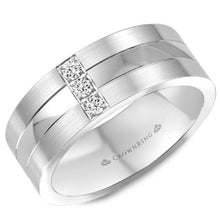 Load image into Gallery viewer, Crown Ring Mens Diamond Set Bands Special Order Collection - Fifth Avenue Jewellers
