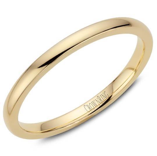CrownRing 10K Yellow Gold Wedding Band 2mm TDS10Y2/5 - Fifth Avenue Jewellers