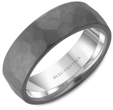 Load image into Gallery viewer, CrownRing Bleu Royale Tantalum &amp; White Gold Ring - Fifth Avenue Jewellers
