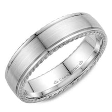 Load image into Gallery viewer, CrownRing Mens Rope Detail Bands Special Order Collection - Fifth Avenue Jewellers
