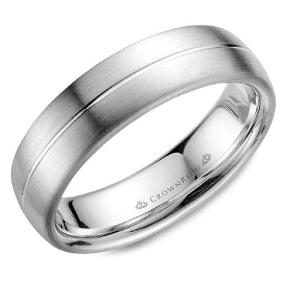 CrownRing Mens Sandpaper Finish Bands Special Order Collection - Fifth Avenue Jewellers