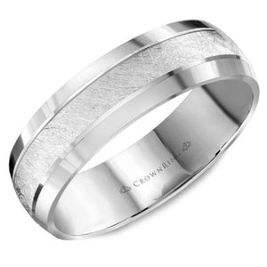 CrownRing Mens Textured Bands Special Order Collection - Fifth Avenue Jewellers