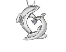 Load image into Gallery viewer, Dancing Dolphin Necklace - Fifth Avenue Jewellers
