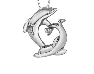 Dancing Dolphin Necklace - Fifth Avenue Jewellers