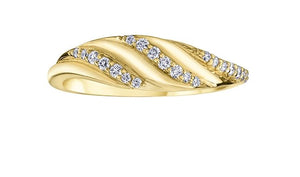 Dazzling Diamond Wave Ring - Fifth Avenue Jewellers