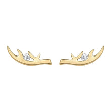 Load image into Gallery viewer, Diamond Antler Earrings AM450 - Fifth Avenue Jewellers
