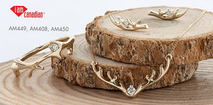 Diamond Antler Necklace - Fifth Avenue Jewellers