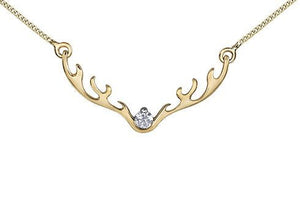 Diamond Antler Necklace - Fifth Avenue Jewellers