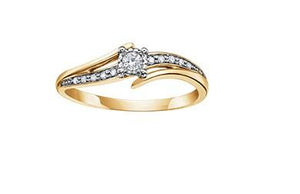 Diamond Bypass Ring - Fifth Avenue Jewellers