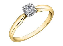 Load image into Gallery viewer, Diamond Cluster Ring In Yellow Gold - Fifth Avenue Jewellers
