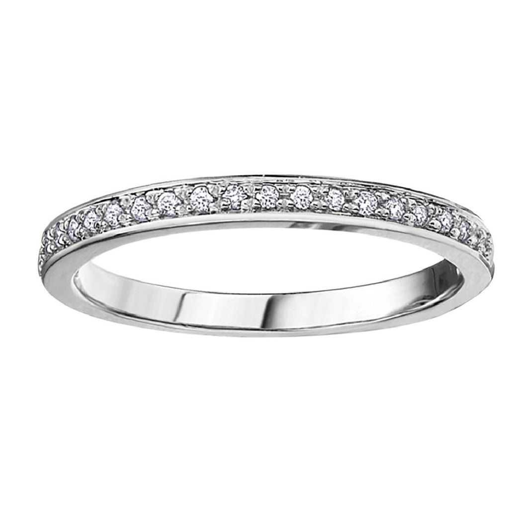 Diamond Deluxe Anniversary Band in White Gold - Fifth Avenue Jewellers