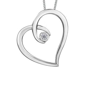 Diamond Embrace Heart Necklace - Fifth Avenue Jewellers
