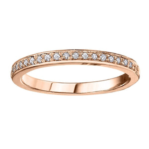 Diamond Eternity Wedding Band in Rose Gold - Fifth Avenue Jewellers