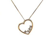 Load image into Gallery viewer, Diamond Heart Pendant - Fifth Avenue Jewellers
