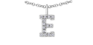 Diamond Initial Pendant Necklace - Fifth Avenue Jewellers