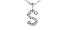 Load image into Gallery viewer, Diamond Initial Pendant Necklace - Fifth Avenue Jewellers
