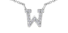 Load image into Gallery viewer, Diamond Initial Pendant Necklace - Fifth Avenue Jewellers
