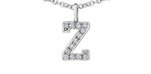 Load image into Gallery viewer, Diamond Initial Pendant Necklace - Fifth Avenue Jewellers
