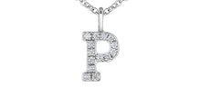 Load image into Gallery viewer, Diamond Initial Pendant Necklace - Fifth Avenue Jewellers
