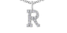 Load image into Gallery viewer, Diamond Initial Pendant Necklace - Fifth Avenue Jewellers
