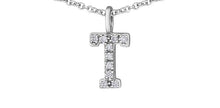 Load image into Gallery viewer, Diamond Initial Pendant Necklace - Fifth Avenue Jewellers
