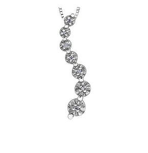 Diamond Journey Pendant Necklace - Fifth Avenue Jewellers