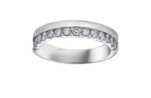 Diamond Offset Band .75ct - Fifth Avenue Jewellers