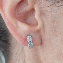 Load image into Gallery viewer, Diamond Paved Huggie Earrings - Fifth Avenue Jewellers
