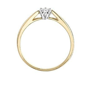 Diamond Solitaire With Illusion Halo - Fifth Avenue Jewellers