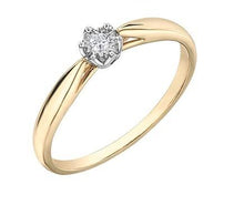 Load image into Gallery viewer, Diamond Solitaire With Illusion Halo - Fifth Avenue Jewellers
