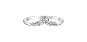 Diamond Tiara Chevron Band - Fifth Avenue Jewellers