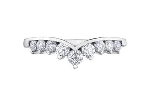 Diamond Tiara Chevron Band .50ct - Fifth Avenue Jewellers