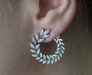 Diamond Wreath Earrings - Fifth Avenue Jewellers