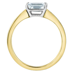 East-West Diamond Solitaire Ring - Fifth Avenue Jewellers