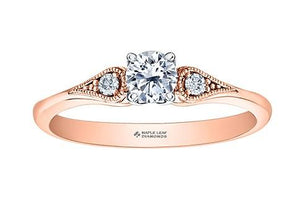 Eternal Flame Diamond Ring In Rose Gold - Fifth Avenue Jewellers