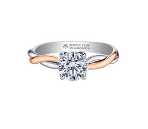 Eternal Flames Diamond Solitaire Ring - Fifth Avenue Jewellers