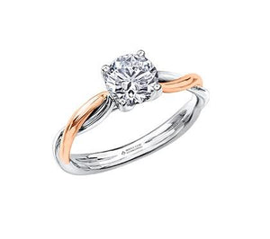 Eternal Flames Diamond Solitaire Ring - Fifth Avenue Jewellers