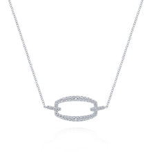 Load image into Gallery viewer, Gabriel &amp; Co 14K White Gold and Diamond Choker Necklace NK5900W45JJ - Fifth Avenue Jewellers

