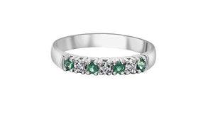 Gemstone And Diamond Band - Fifth Avenue Jewellers