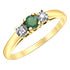 Load image into Gallery viewer, Gemstone &amp; Diamond Three Stone Ring - Fifth Avenue Jewellers
