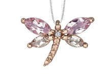 Load image into Gallery viewer, Gemstone Dragonfly Pendant - Fifth Avenue Jewellers
