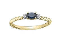 Load image into Gallery viewer, Gold Twist Gemstone Ring - Fifth Avenue Jewellers
