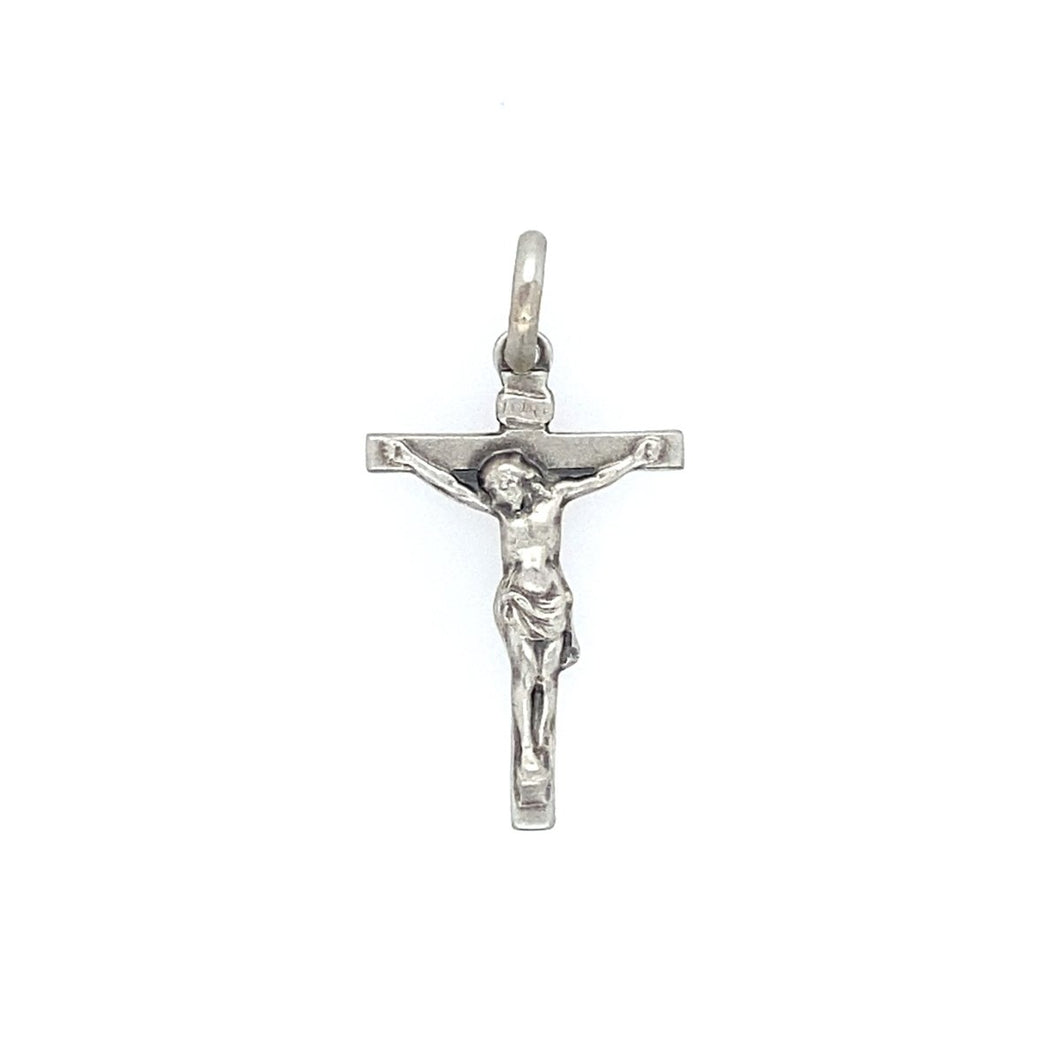 Gothic Style Crucifix In Sterling Silver - Fifth Avenue Jewellers