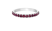 Load image into Gallery viewer, Half Eternity Birthstone Band - Fifth Avenue Jewellers
