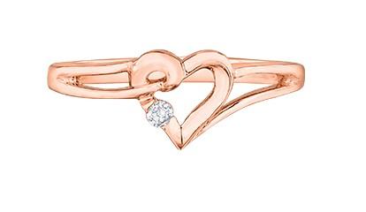 Heart of Canada Ring In Rose Gold - Fifth Avenue Jewellers